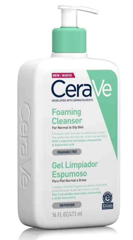 GEL LIMPIADOR ESPUMOSO PIEL NORMAL A GRASA 473 ML